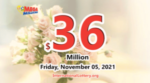 一名德州玩家在 Mega Millions 中赢得了100万美元；彩金增至3600万美元。